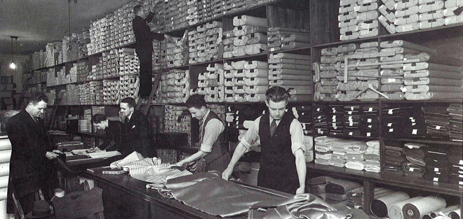 Charles Parsons Trimming Dept circa 1935